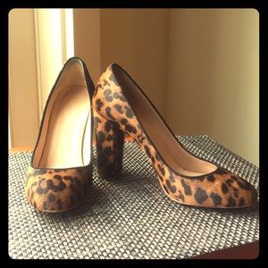 JCrew Collection Etta Calf Hair Pumps🐆